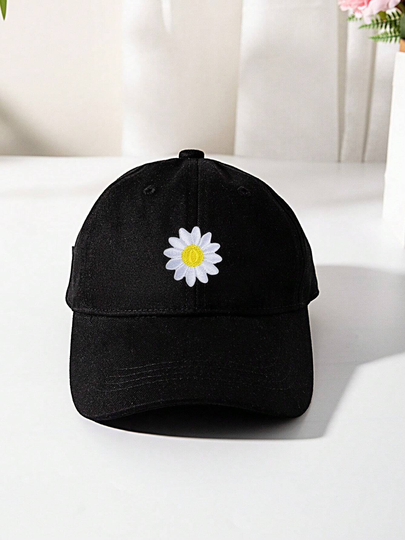 1pc 3-12 Years Old Children's Snapback Cap Black