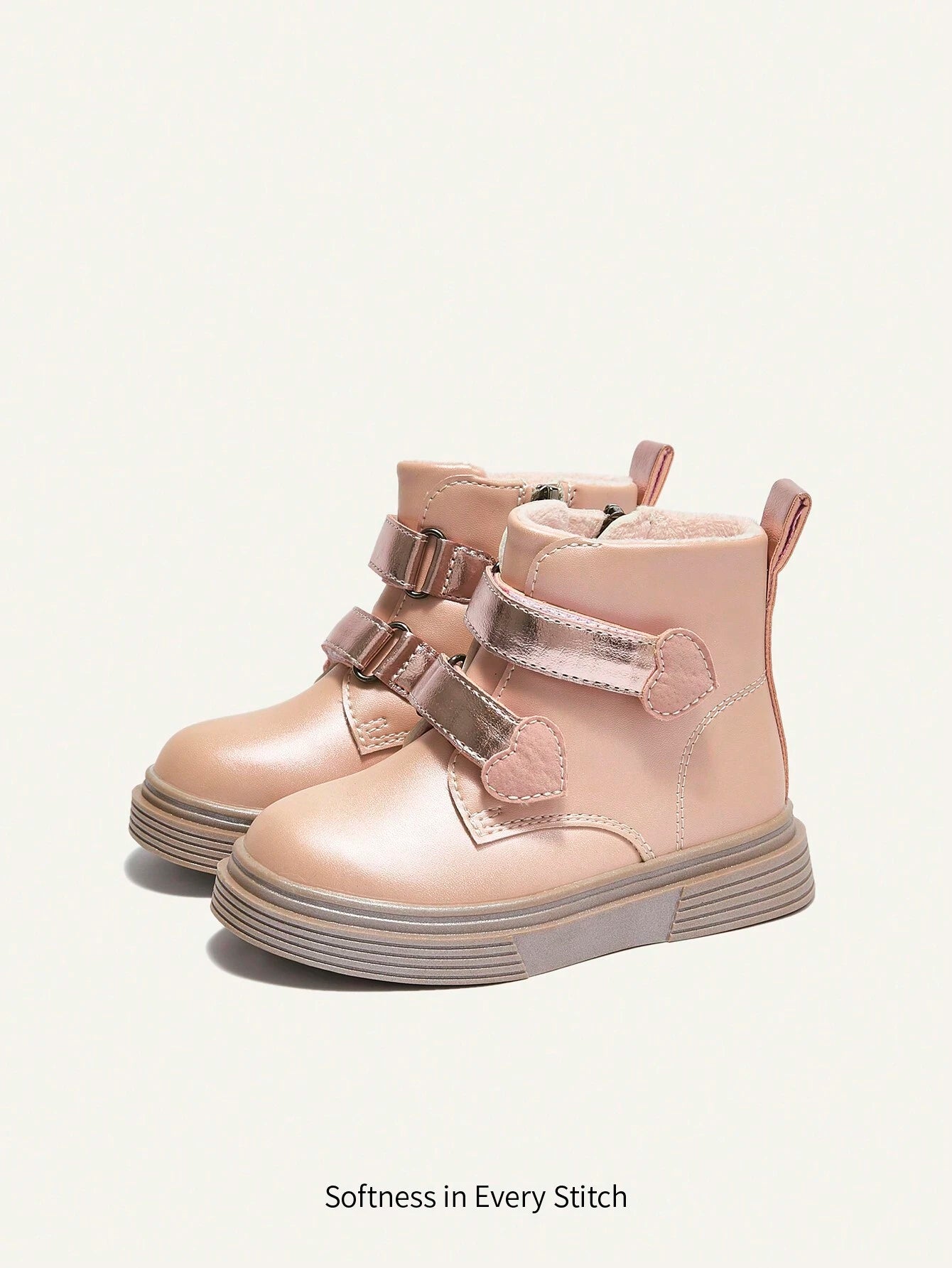 Cozy Pixies Thicken Warm Fashion Casual Versatile Butterfly Princess Baby Girls Toddlers Flat Boots