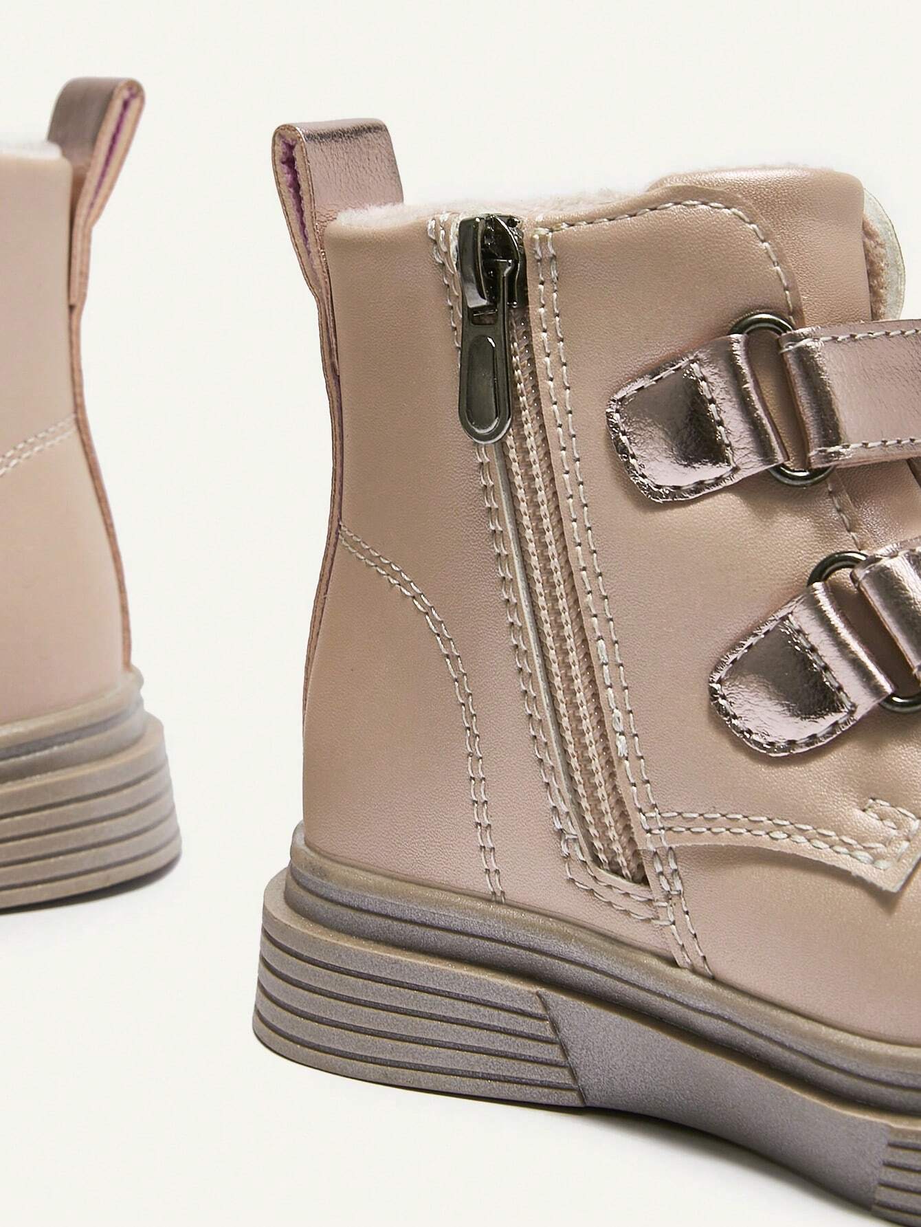 Cozy Pixies Thicken Warm Fashion Casual Versatile Butterfly Princess Baby Girls Toddlers Flat Boots