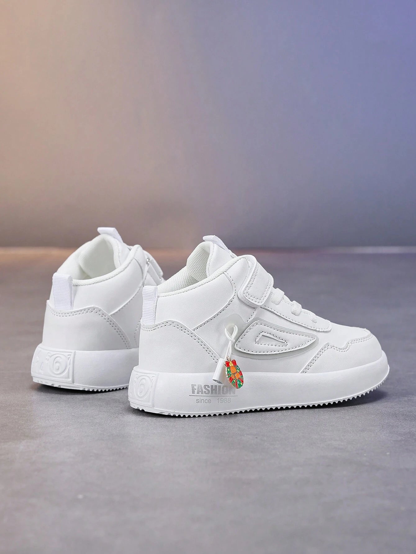 1 Pair Children Leather Waterproof Casual Shoes