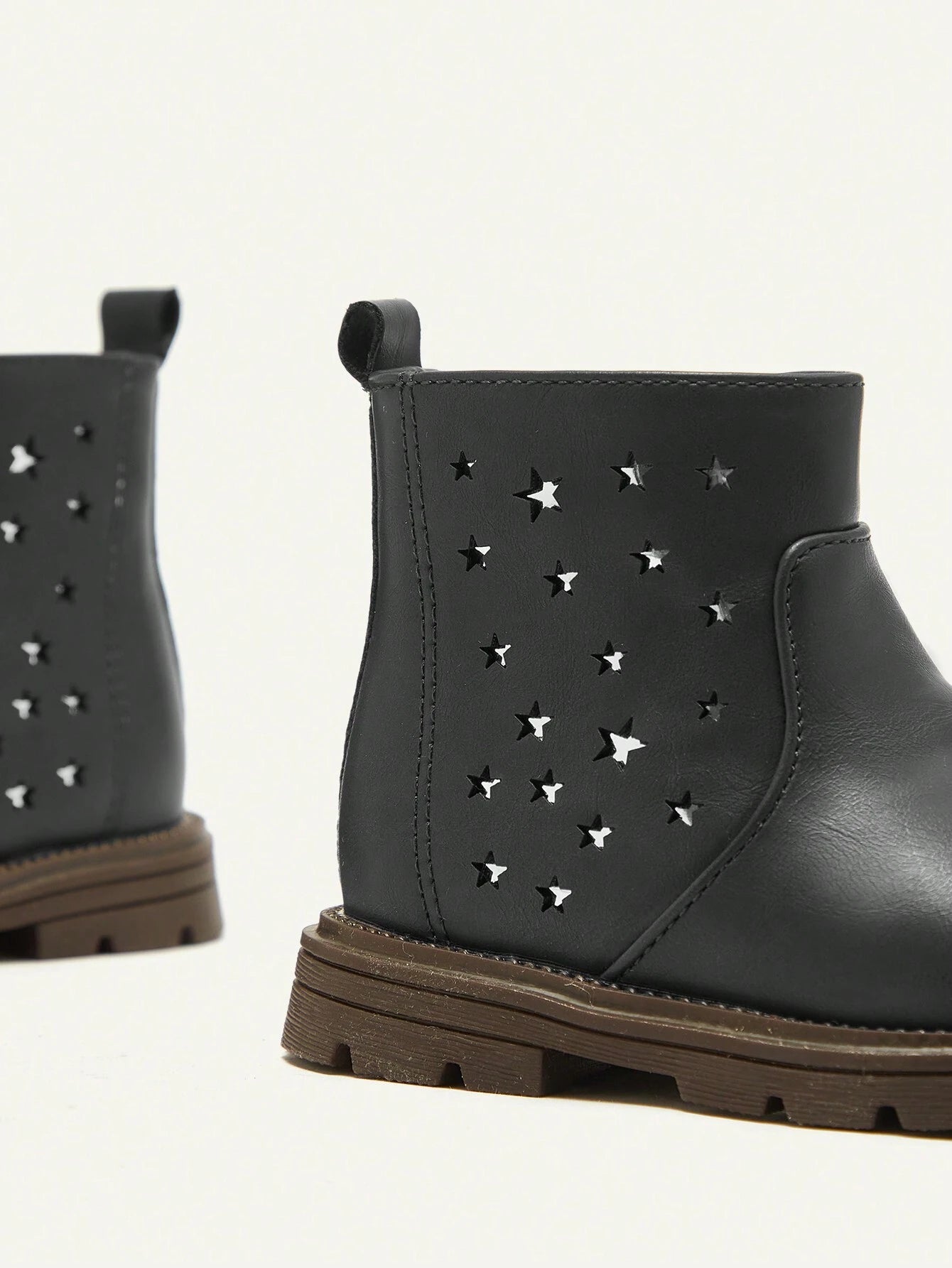 Cozy Pixies Fashionable & Versatile Cute Girl Design Embroidered Anti-Slip Warm Lined Baby Short Boots