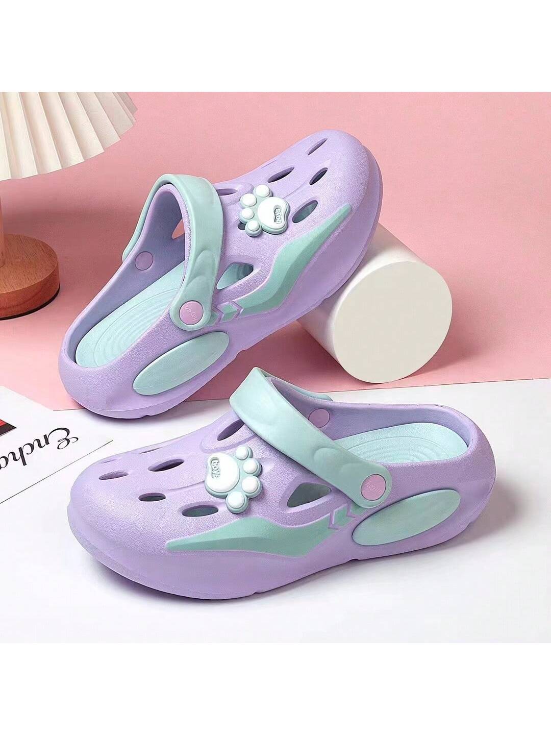 Women's Cute Cartoon Sandals Purple