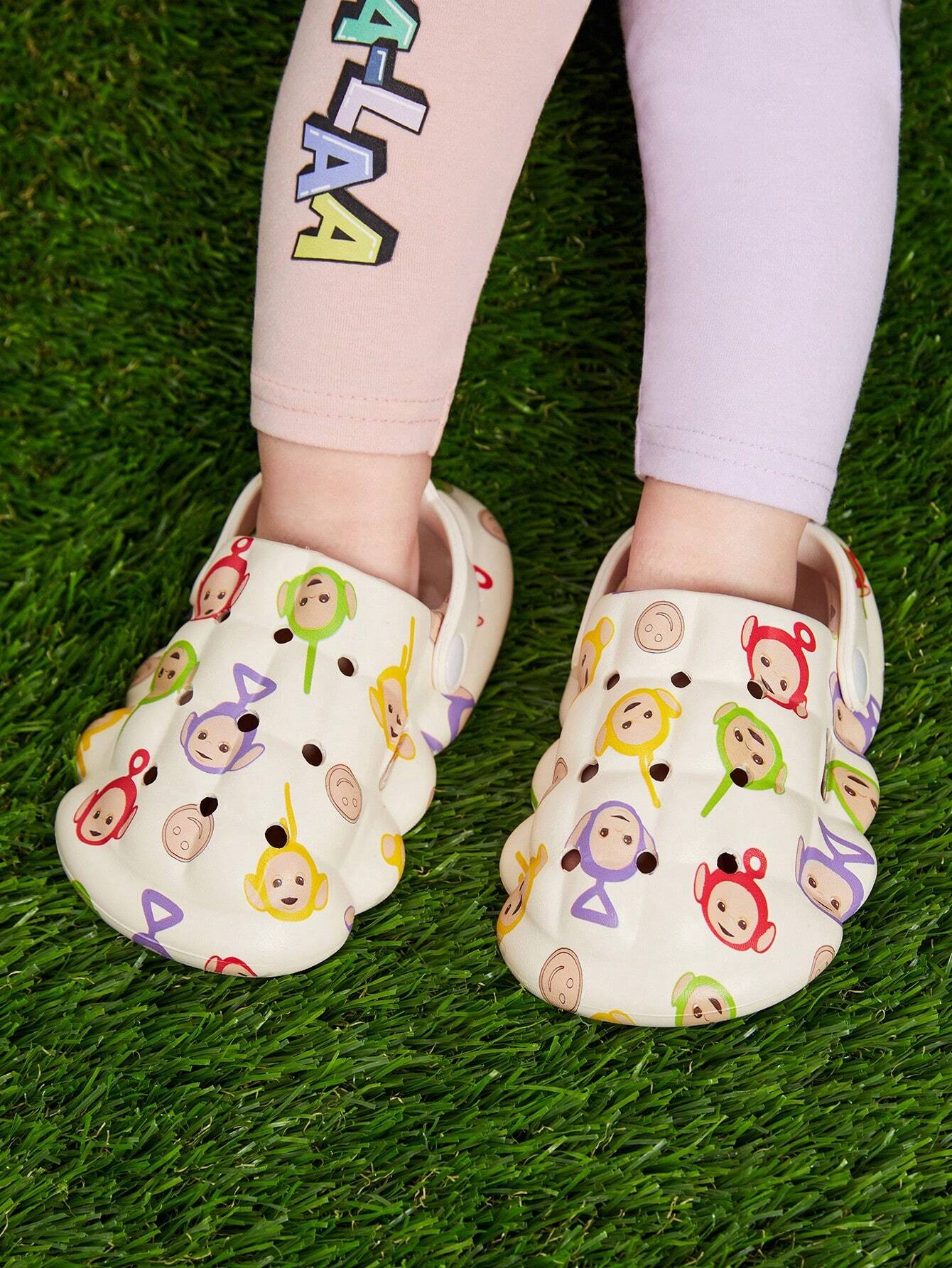 SCOOBY-DOO X SHEIN Cute Dog Pattern EVA Hole Slippers Multicolor 2