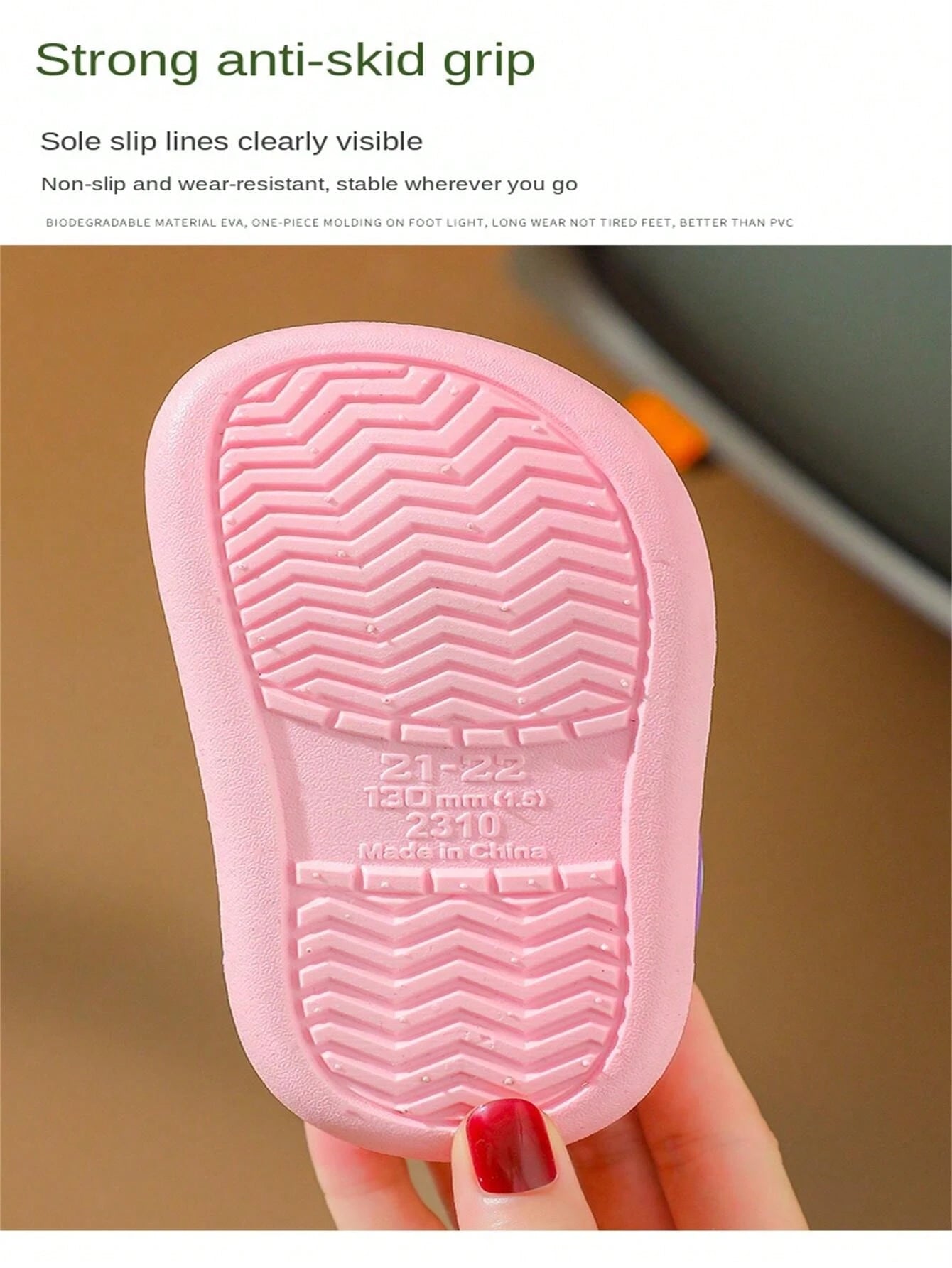 Casual Breathable Girls' Clogs With Cute Cartoon Accessories