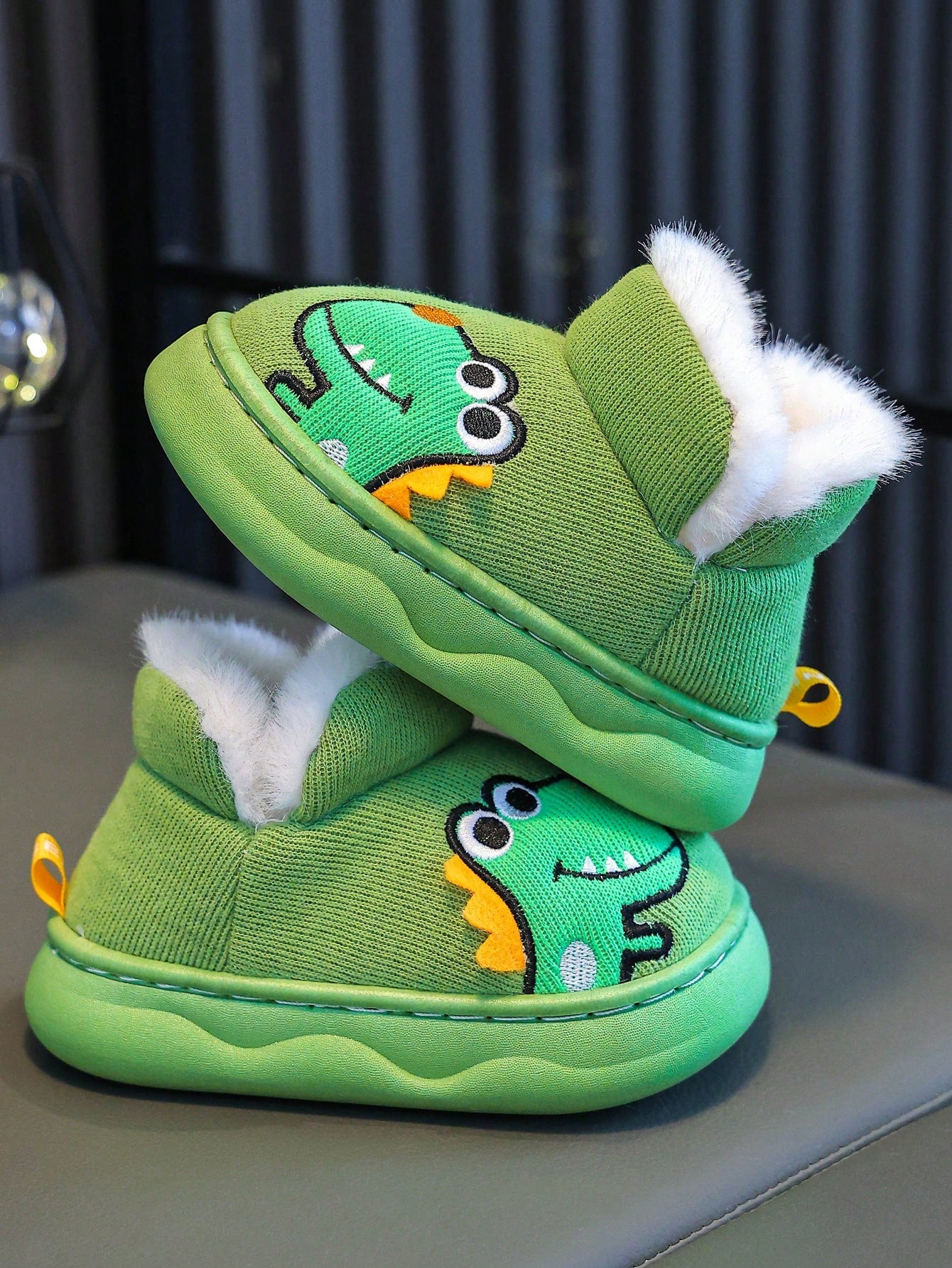 Kids Cartoon Dinosaur Slippers