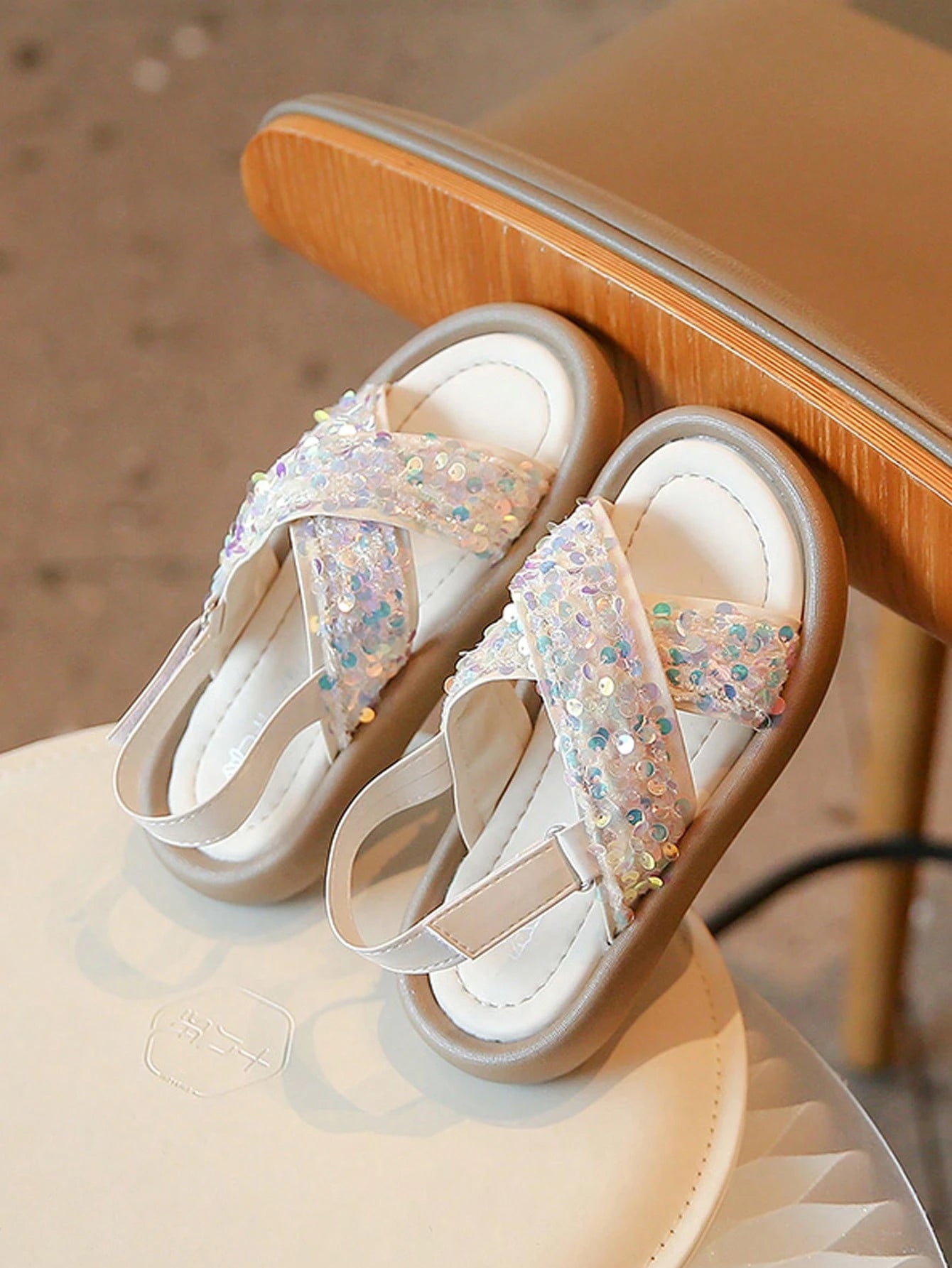 Fashion Glitter Decorative Princess Shoes