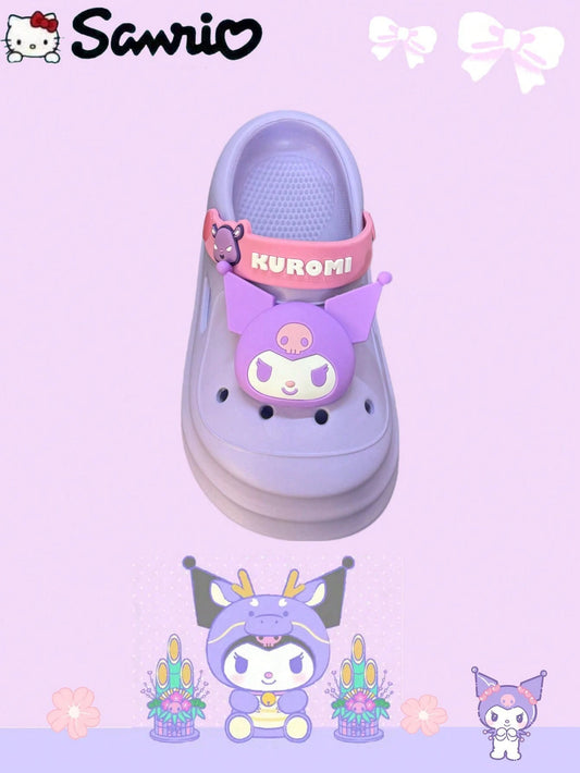 Children's Hole Shoes Cute Cartoon Home Indoor And Outdoor Beach Toe Cap Sandals