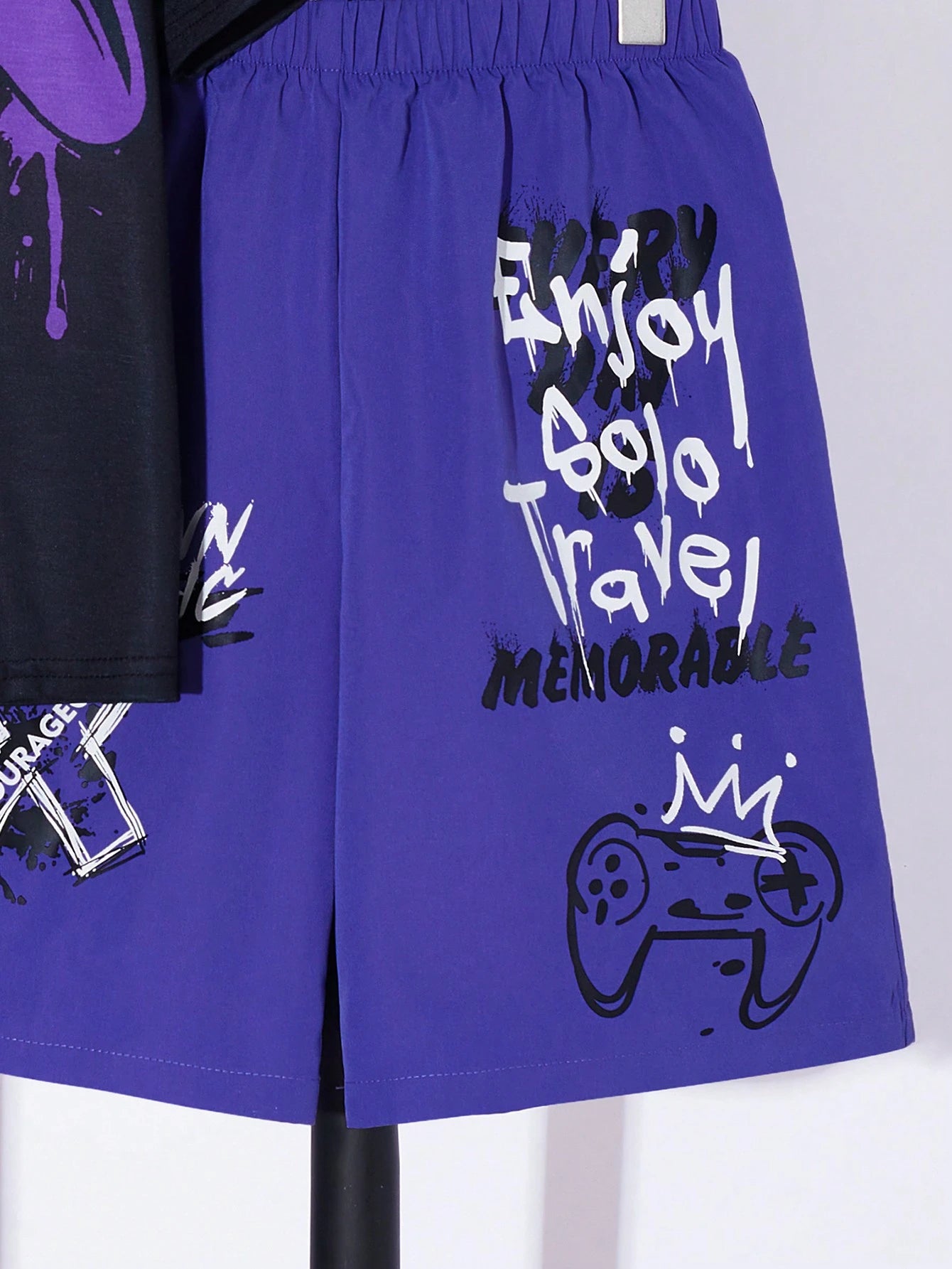 Tween Boy Loose Fit Short Sleeve T-Shirt And Shorts Set