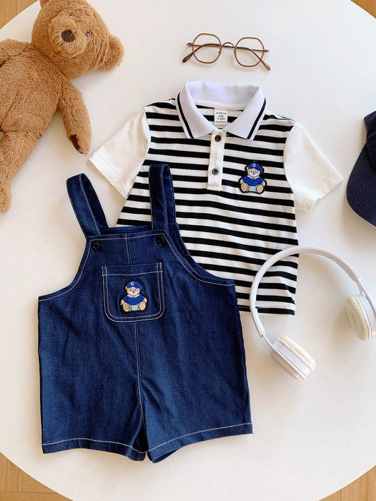 2pcs Baby Boy/Girl Set Blue