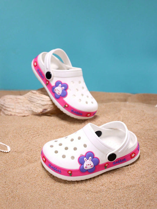 1 Pair EVA Soft Material Anti-Slip, Abrasion Resistant, Round Toe Beach Sandals