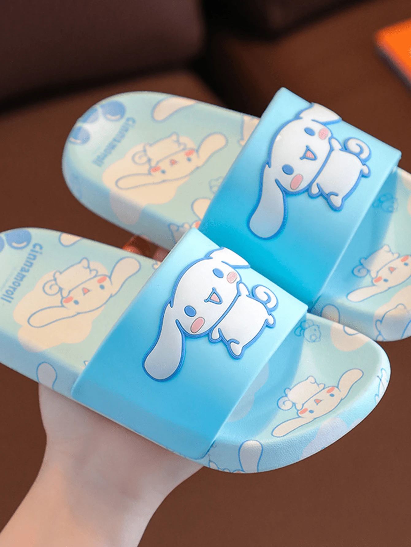 Sanrio Kuromi Cute Cartoon Open Toe Slippers
