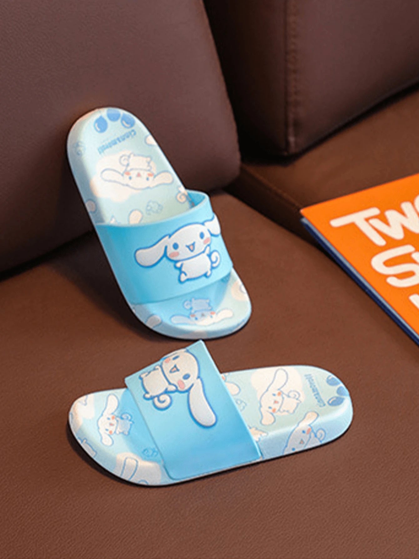 Sanrio Kuromi Cute Cartoon Open Toe Slippers