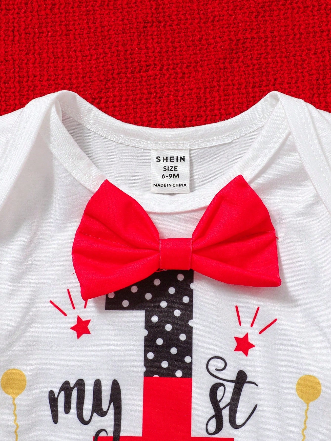 2pcs Baby Boys Casual Daily Gentleman School Style Cute Slogan Letter Printed 1st Birthday Romper And Shorts