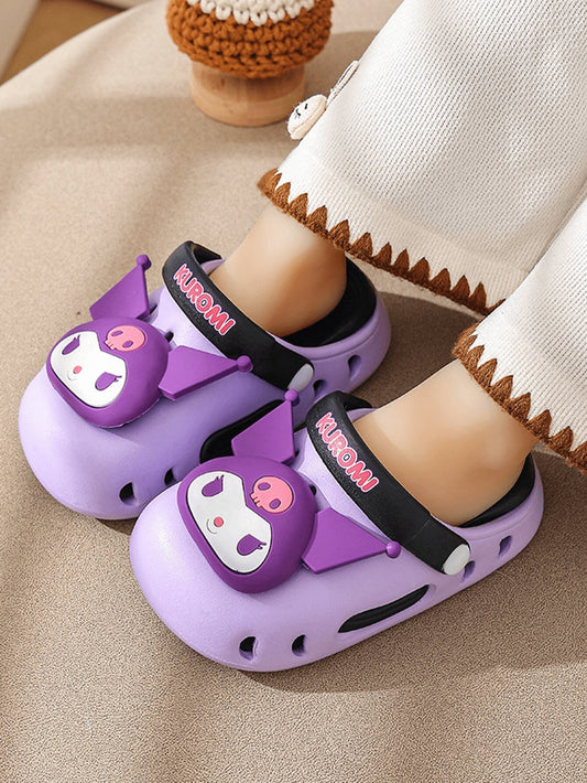 Sanrio Kuromi Cartoon Sandals Purple