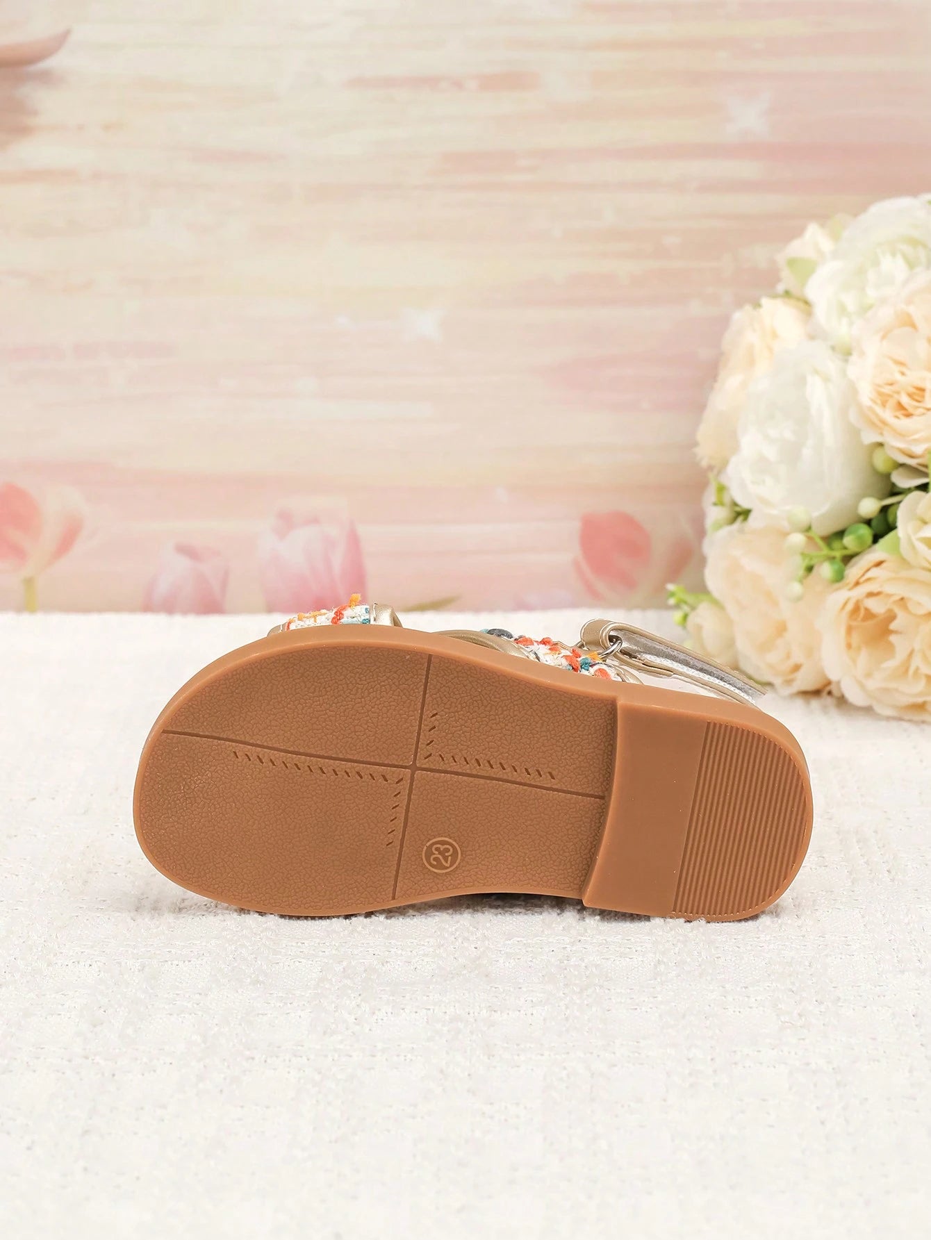 Toddler/Kids Girls' Colorblock Flat Summer Sandals