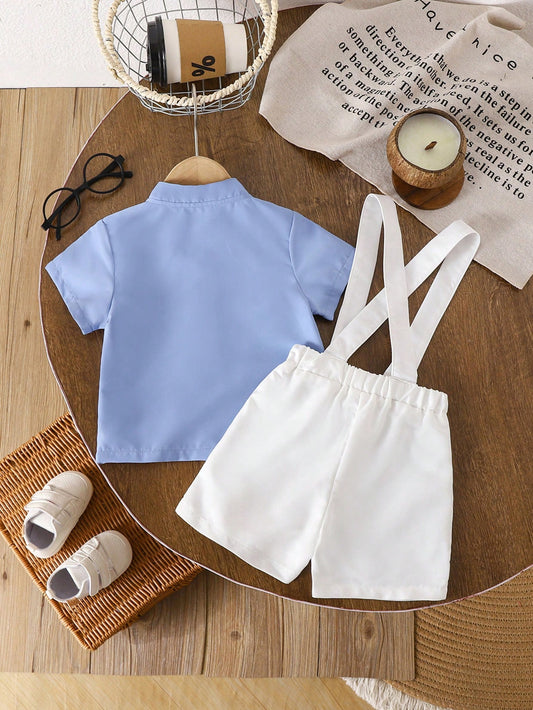 2pcs/Set Unisex Baby Boy Outfit