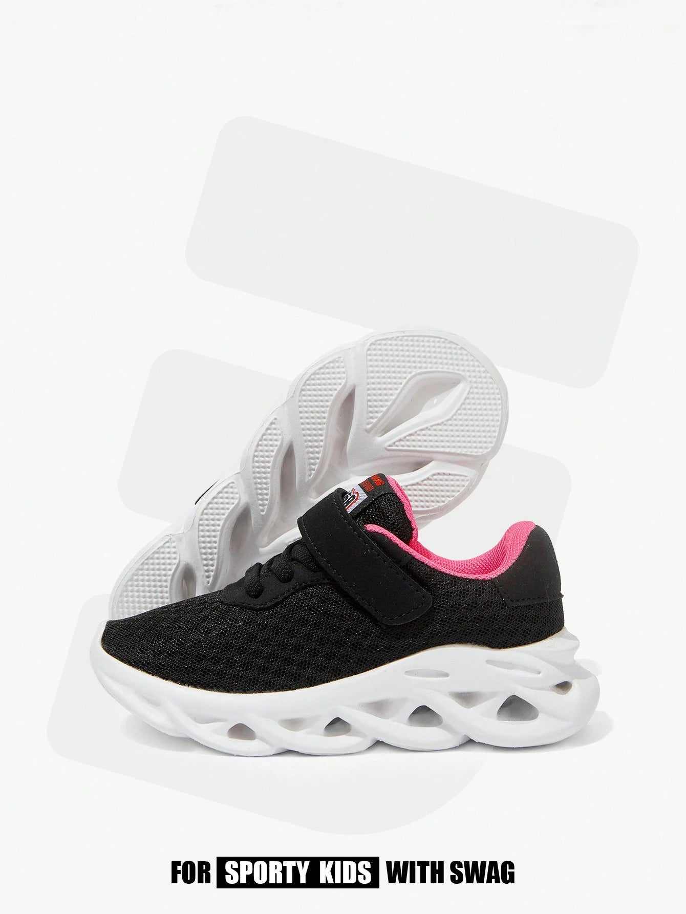 1 Pair Cool & Stylish Casual All-Match Kids' Mesh Colorblock Sneakers