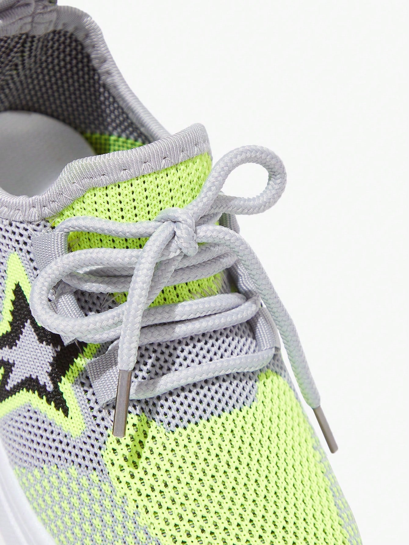 Fashionable Breathable Color-Block Children Sports Shoes With Lace