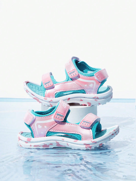 JNSQ Kids Girls Summer Sports Sandals Multicolor