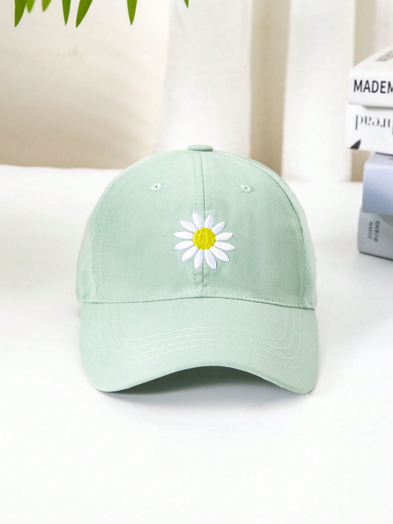 1pc 3-12 Years Old Children's Snapback Cap Mint Green