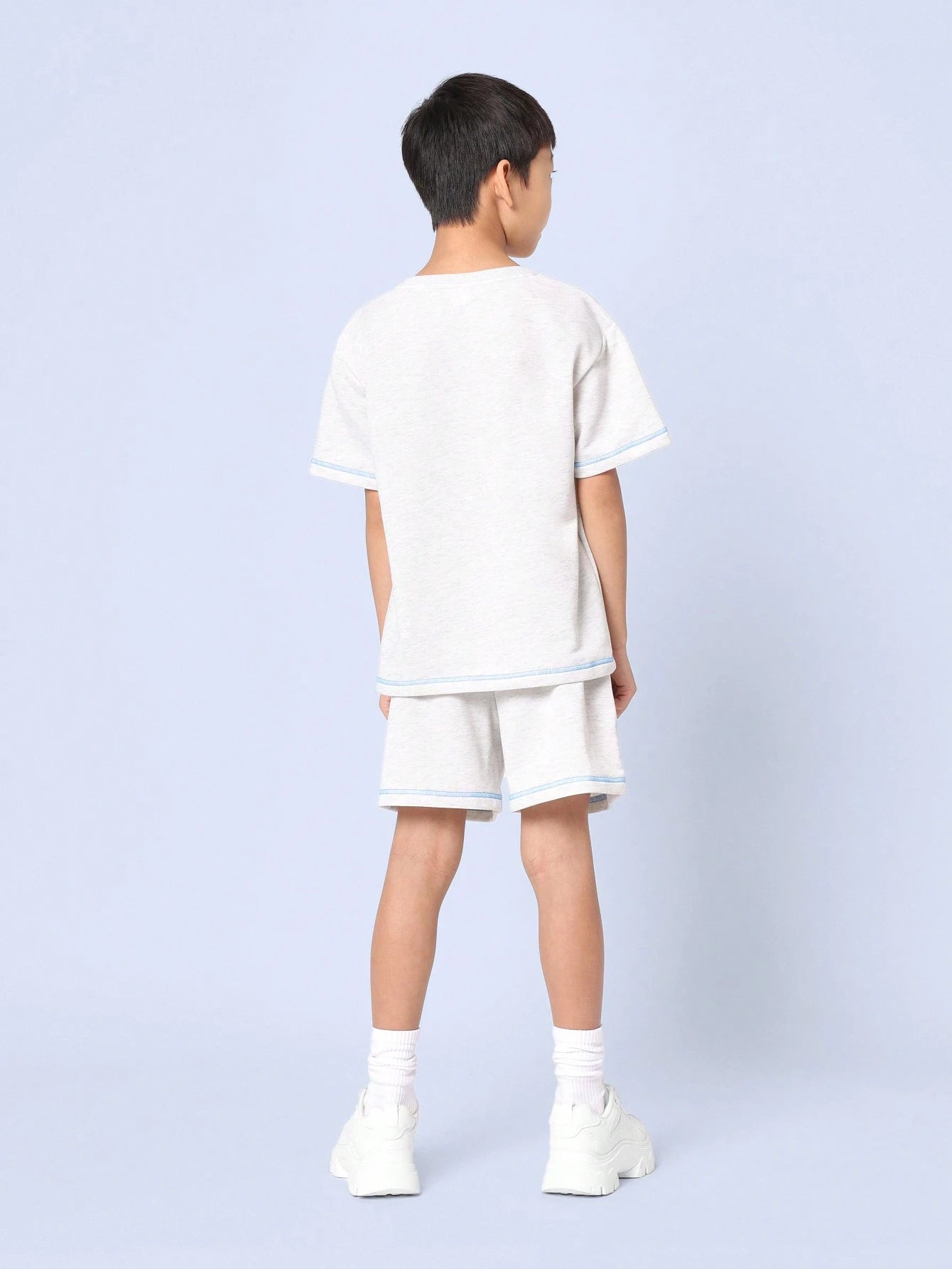 Tween Boys Comfy Regular Fit Short Sleeve Tee And Short