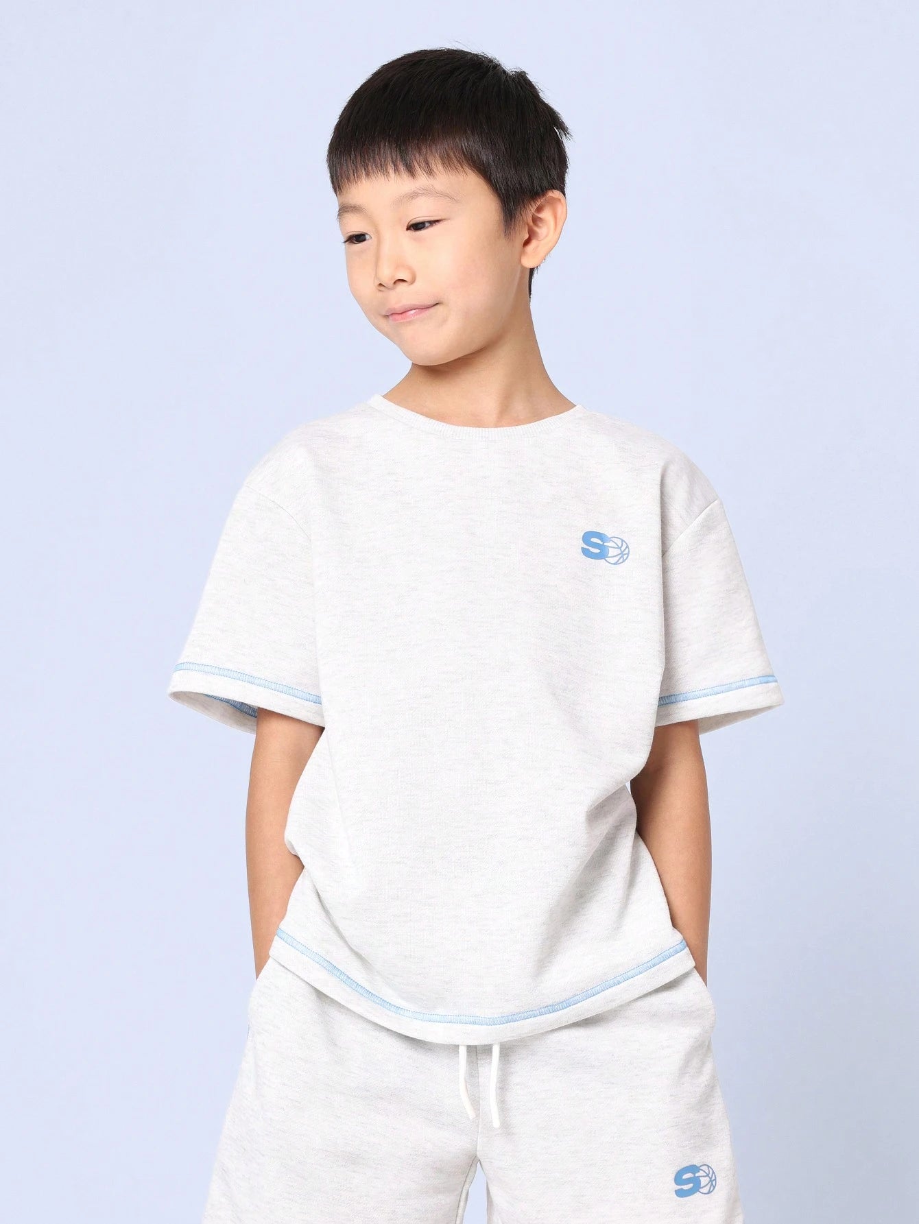 Tween Boys Comfy Regular Fit Short Sleeve Tee And Short