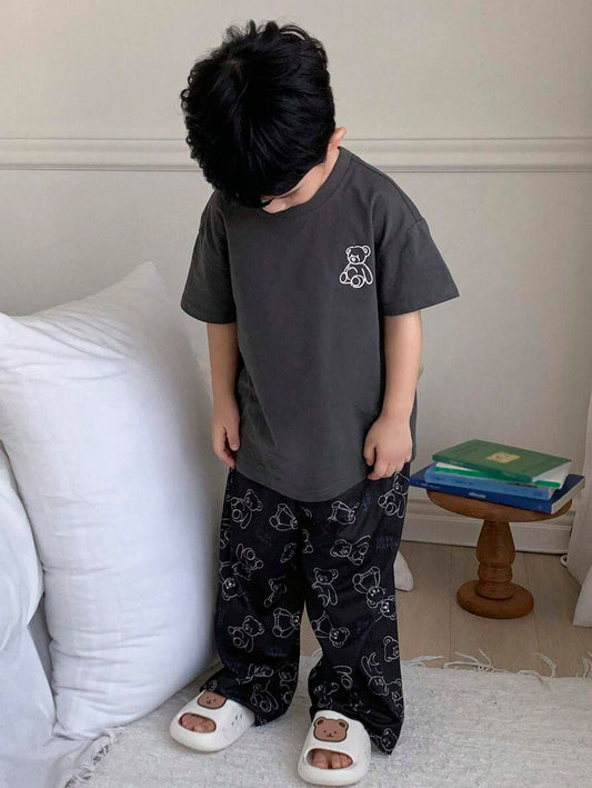 DAZY Toddler Boys Home Wear Grey