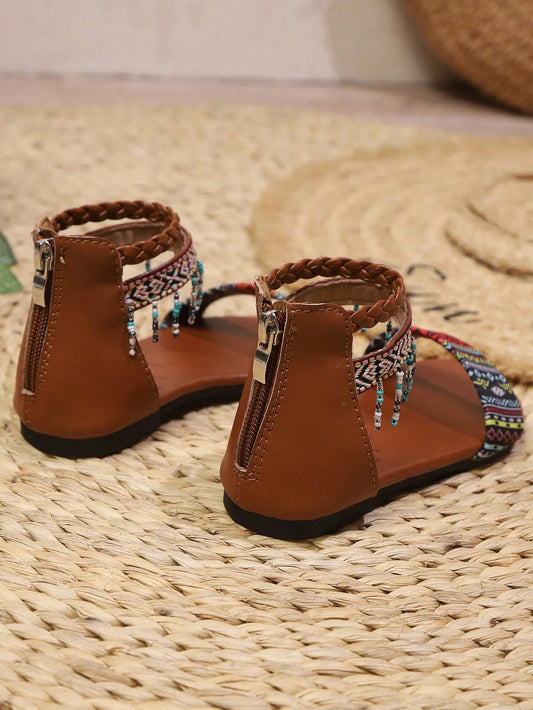 New Tassel Pendant Design Fashion Soft Bottom Sandals