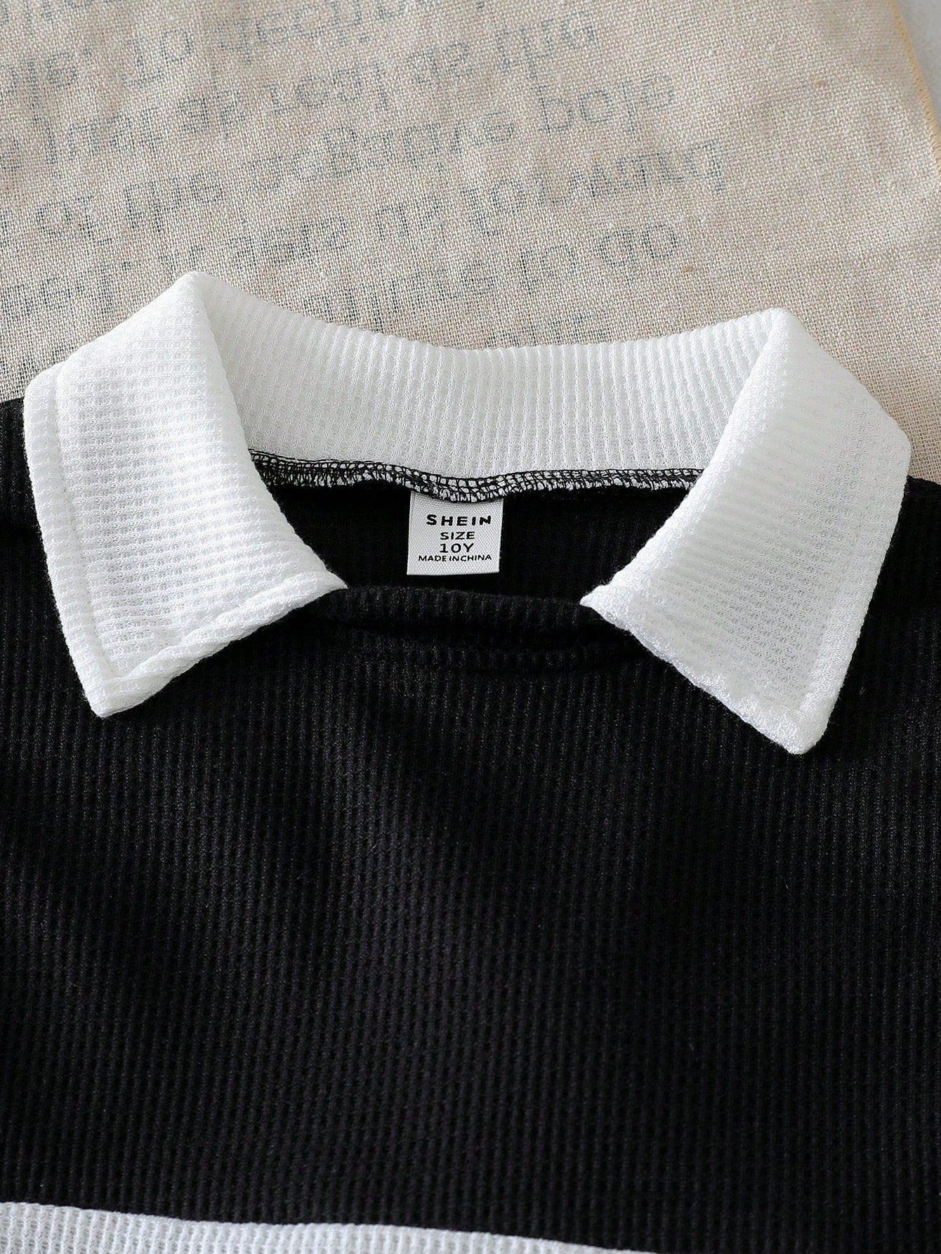 Young Girls Fashion Lapel Collar Sleeveless Top With Elastic Waist Pleated A-Line Skirt
