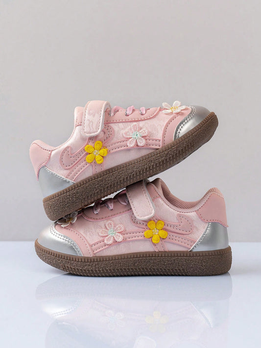 1 Pair Kids' Fashionable Comfortable Lace-Up Casual Sports Shoes