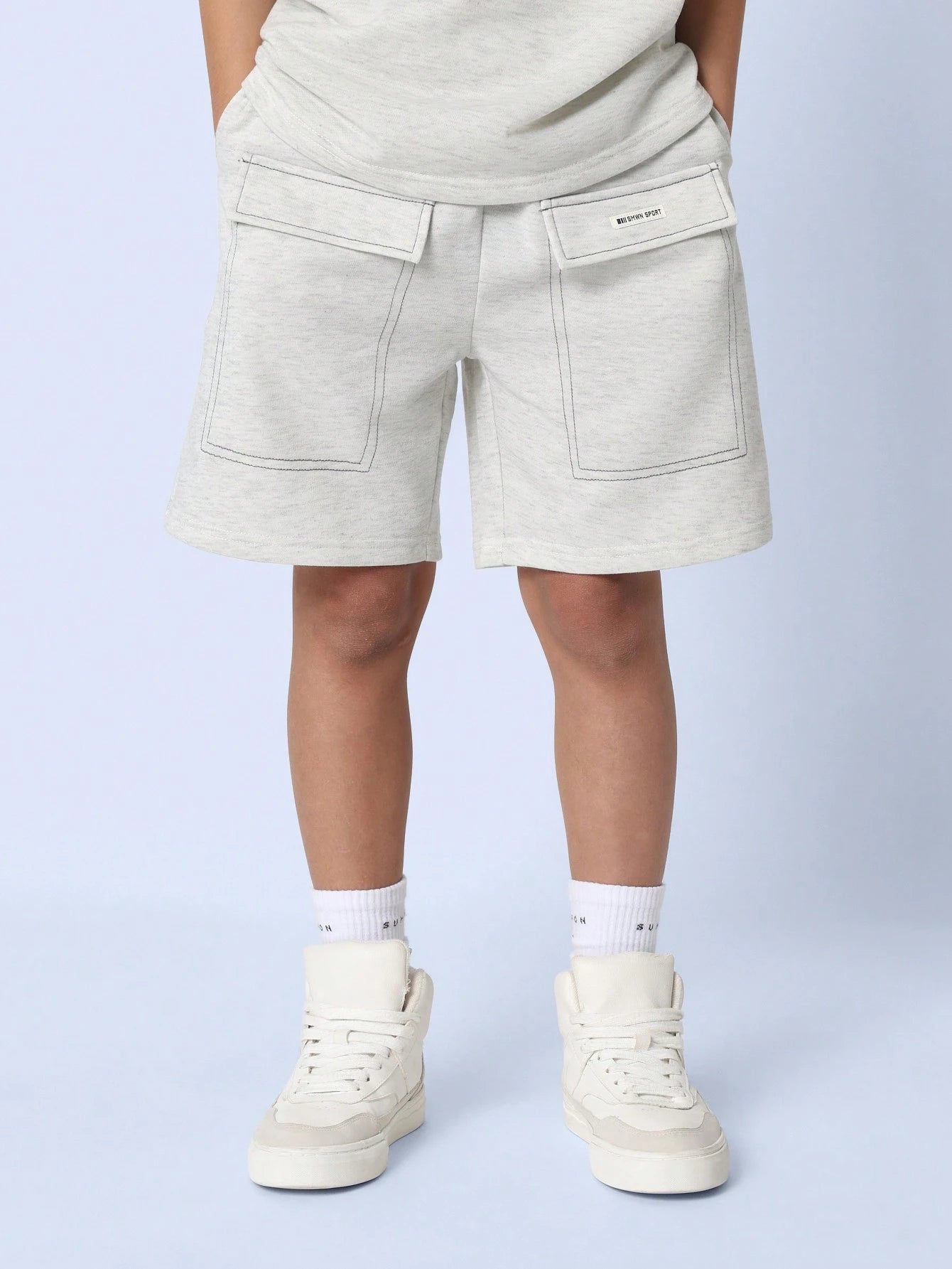 Tween Boys Comfy Regular Fit Tank Top And Short With Graphic Print