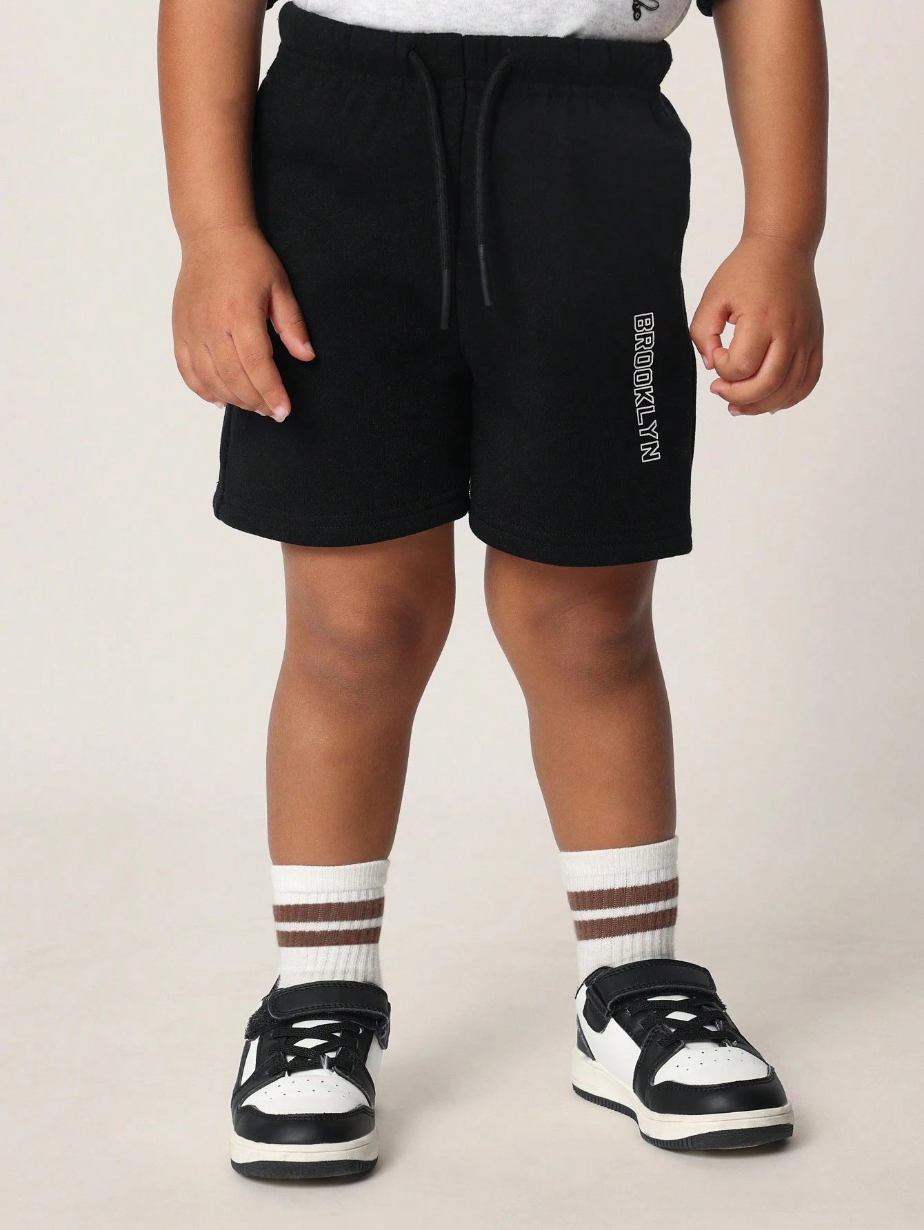 Young Boys Comfy Oversized Fit Colour Block Panel Short Sleeve T-Shirt And Short