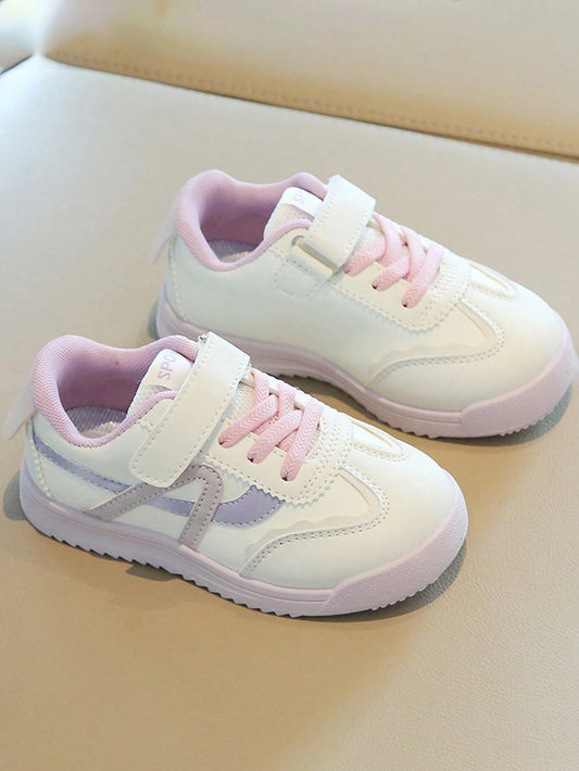 Kids Soft Sole Low-Top Unisex Sneakers Purple