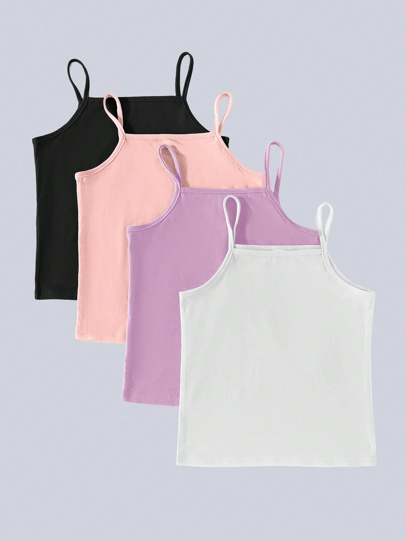 Tween Girl Regular Style Tank Top 4pcs/Set