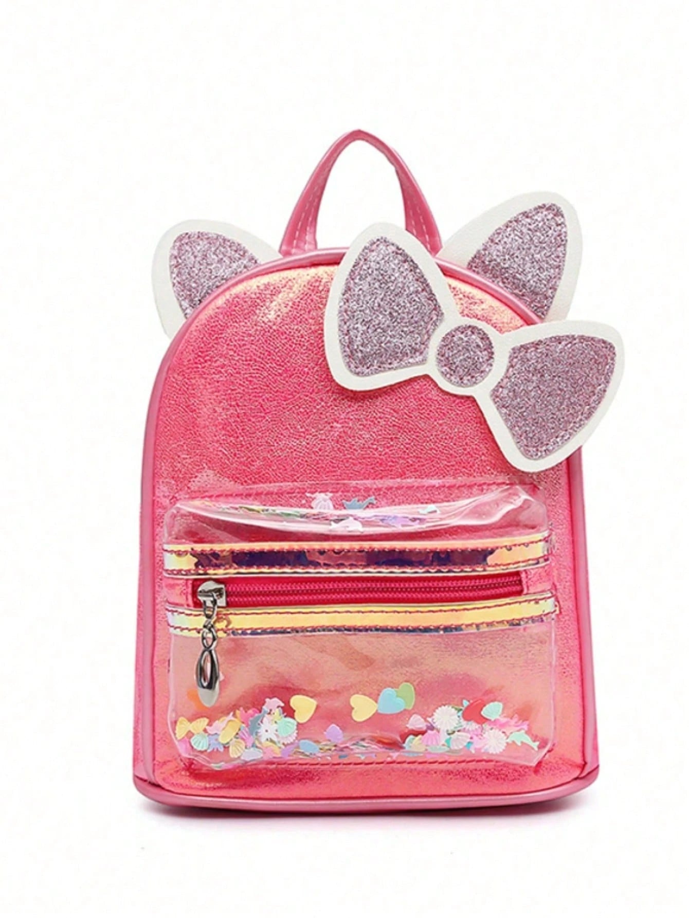 Sanrio Hello Kitty Backpack, Portable For Travel Hot Pink