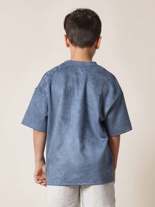Tween Boys Comfy Osized T Shirt Suedette