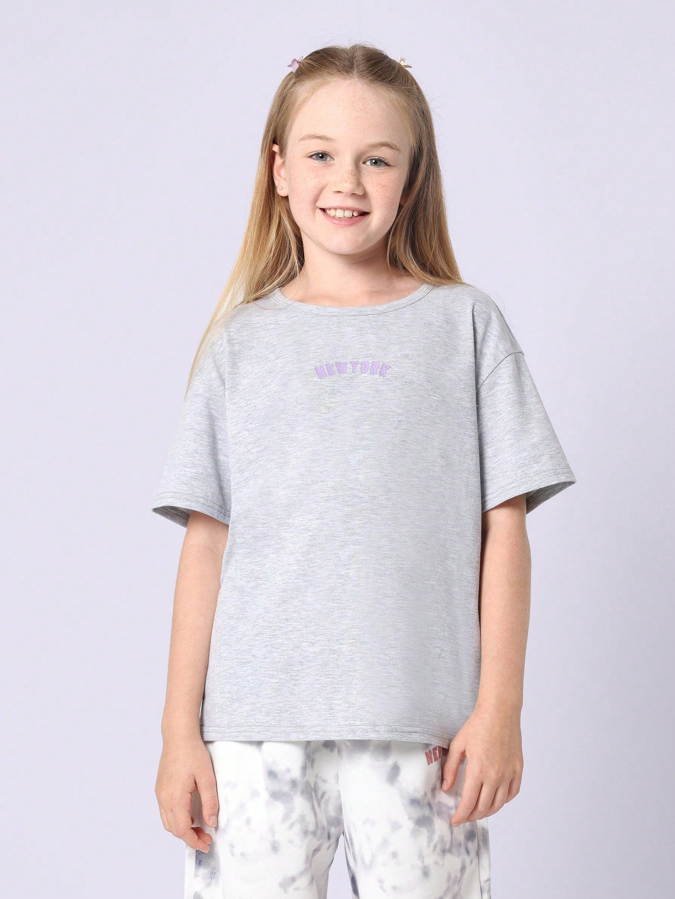 Tween Girls Comfy Tie Dye Printed 90S NYC Graphic Printed Jogger