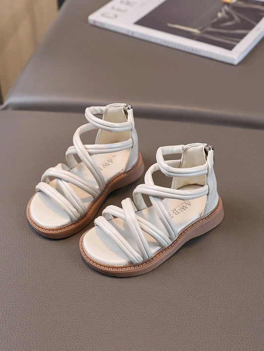 1 Pair Children's Fashion Sandals Beige