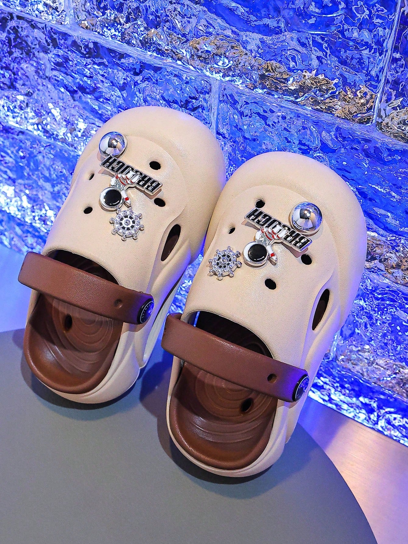Little Boys' Fashionable EVA Astronaut Design Breathable Non-Slip Beach Sandals