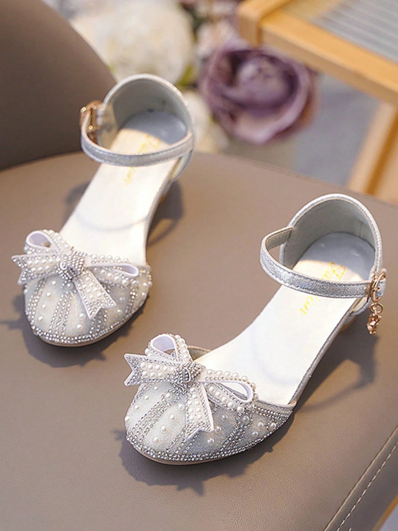 Formal High Heel Dress Shoes Silver