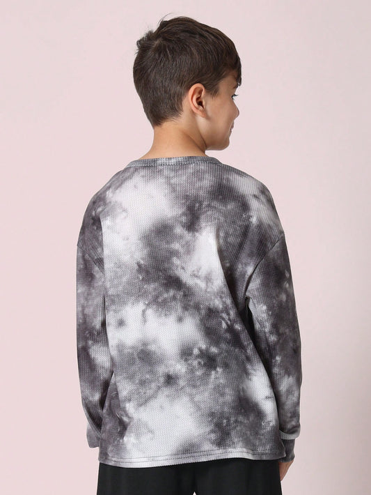 Tween Boys Comfy Ls Printed Top