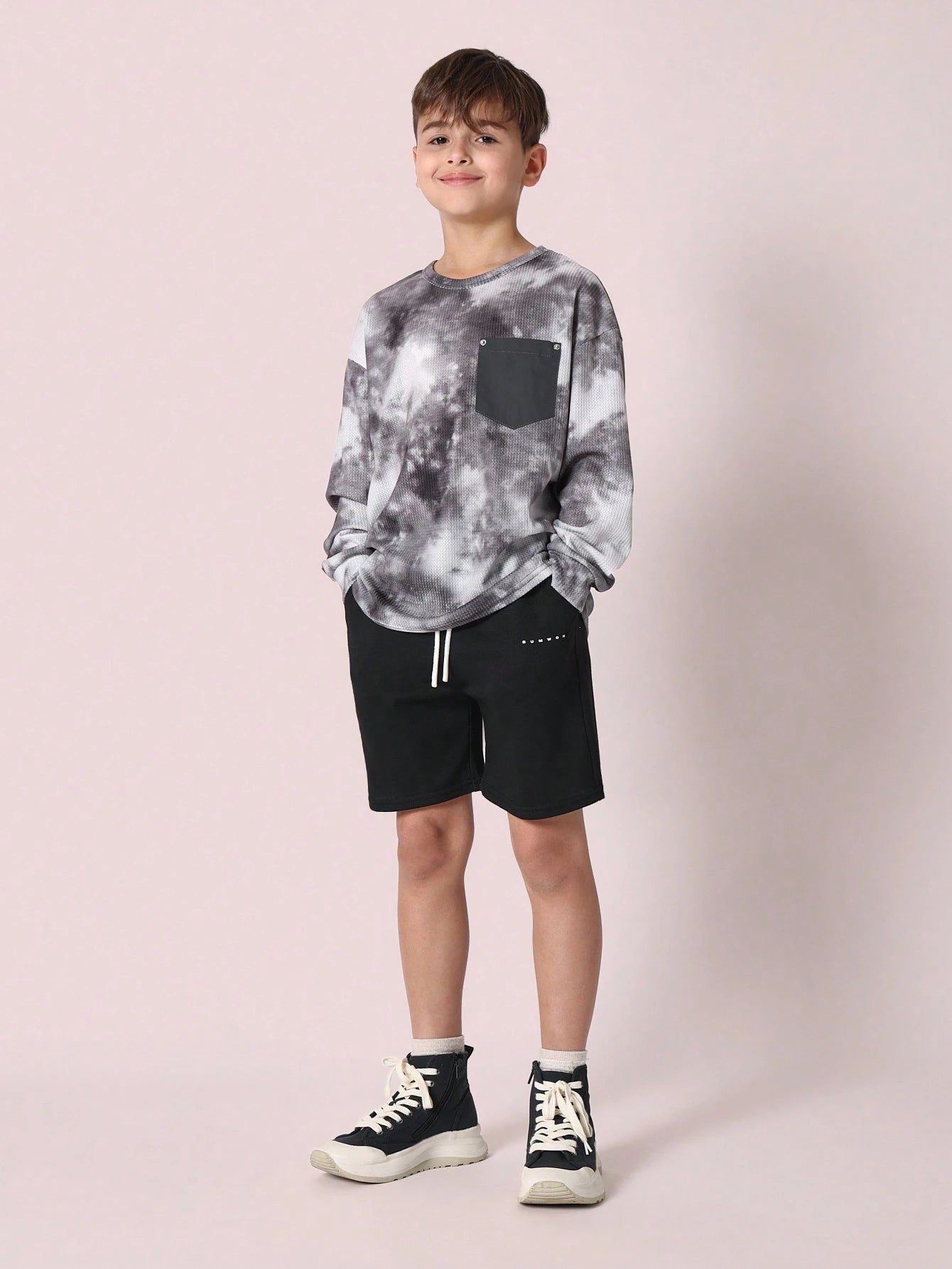 Tween Boys Comfy Ls Printed Top