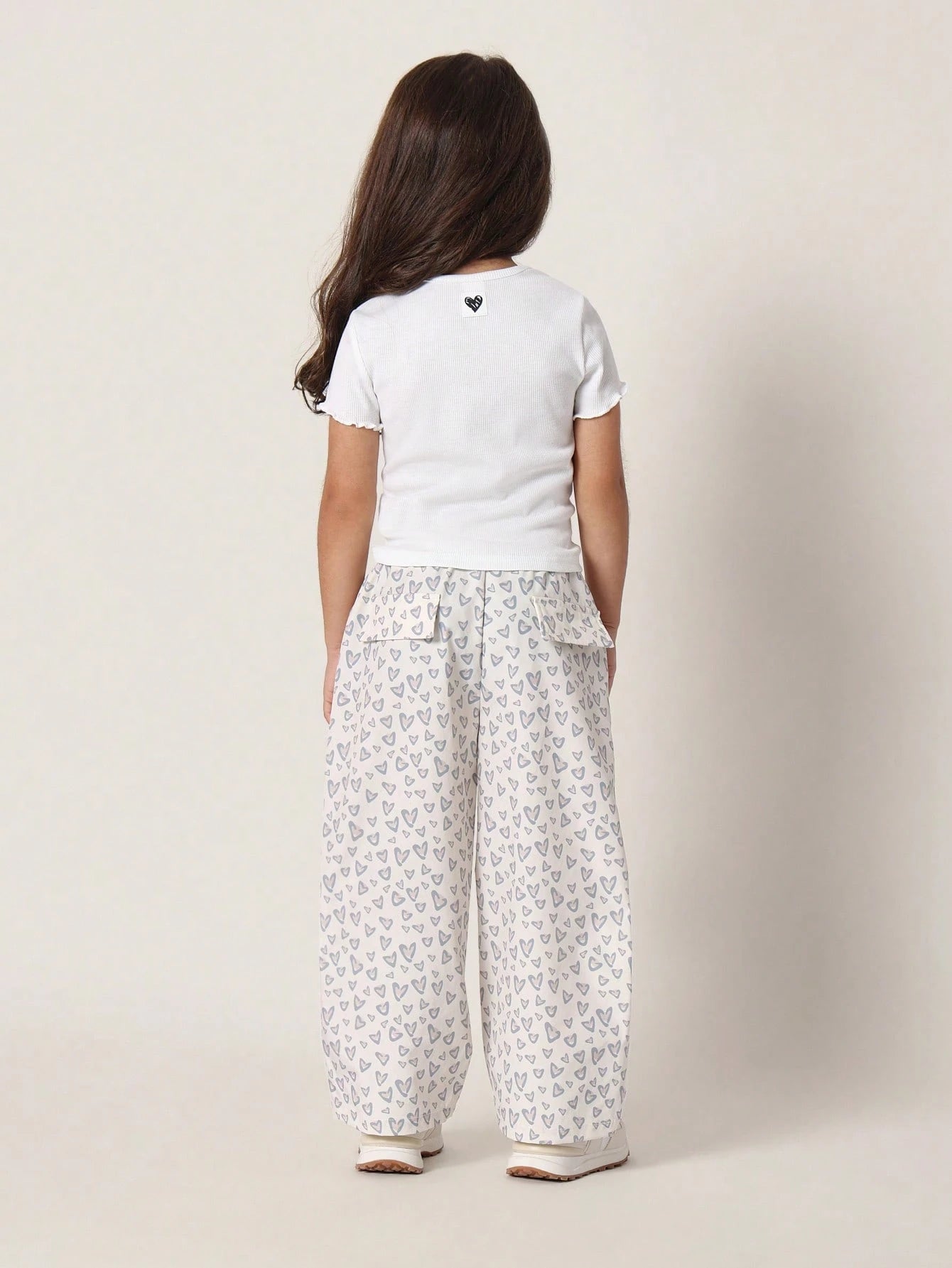 Young Girls Comfy Animal Print Track Pant Set