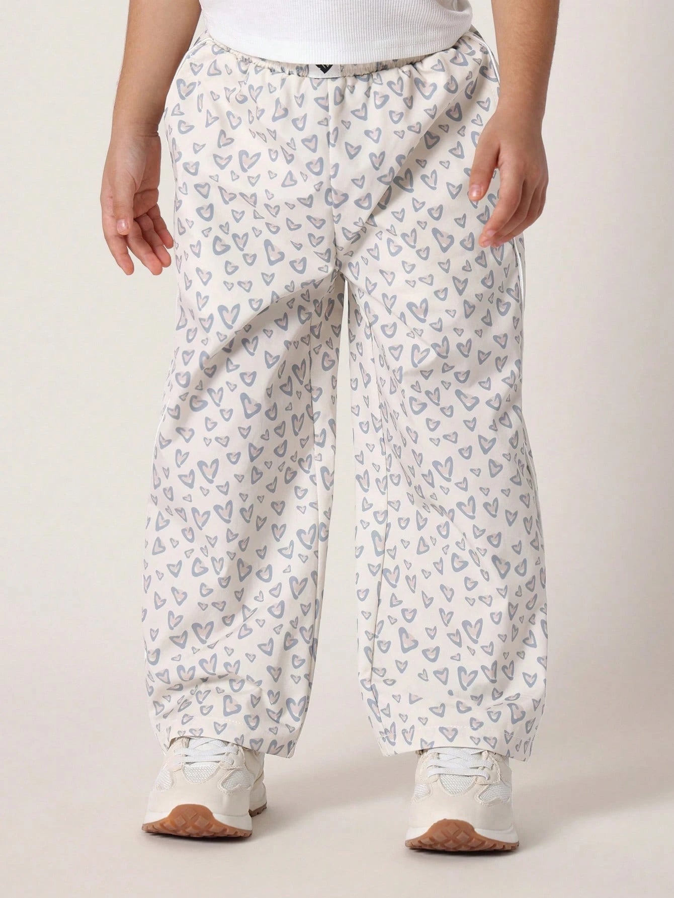 Young Girls Comfy Animal Print Track Pant Set