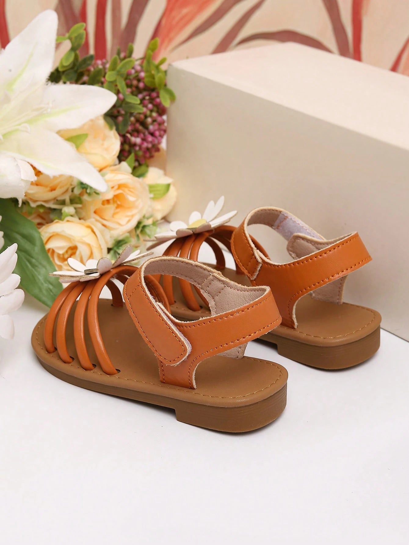Girls' Summer Daisy Sandals