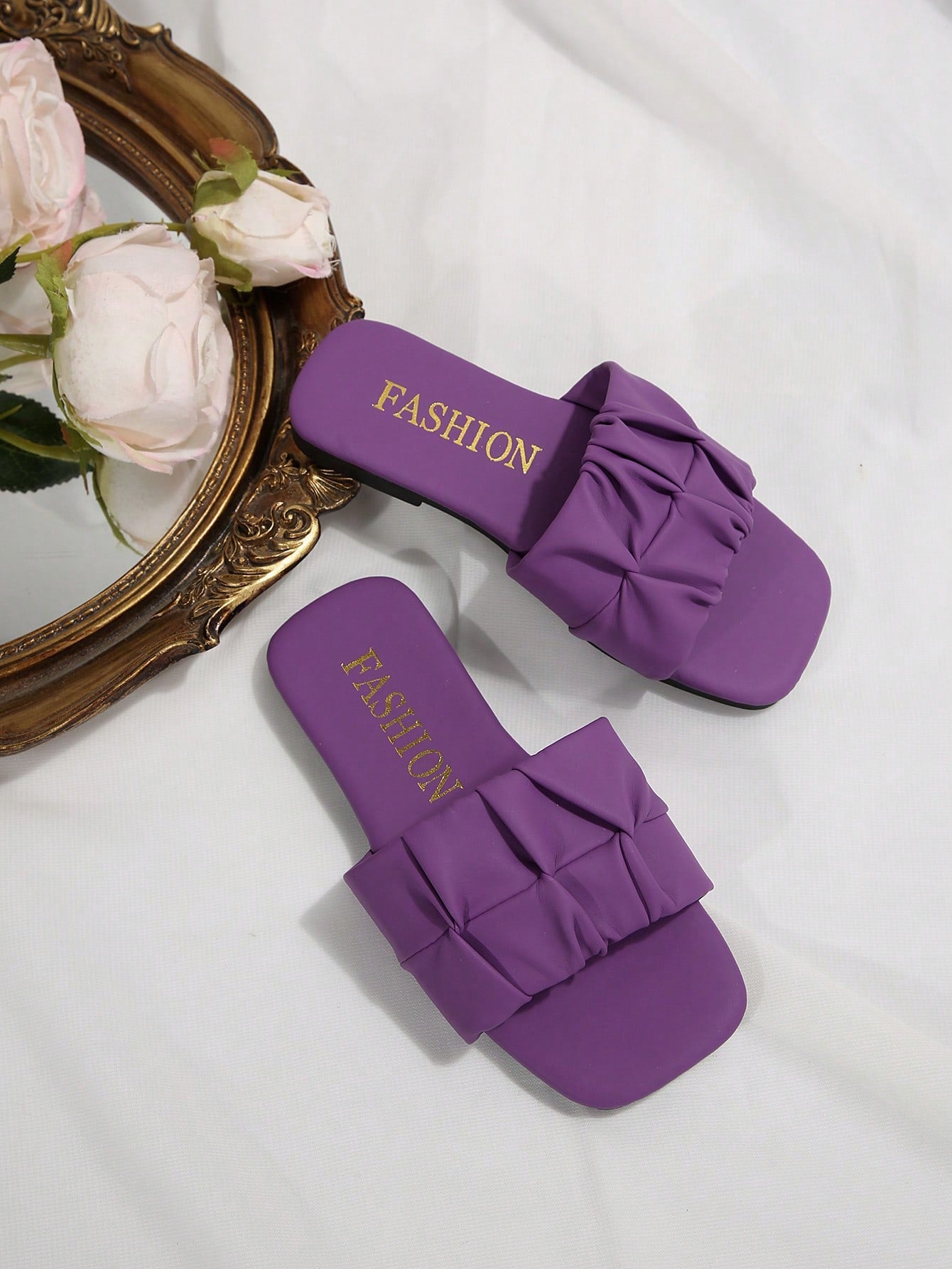 Children's Fashionable Outdoor Slippers Purple