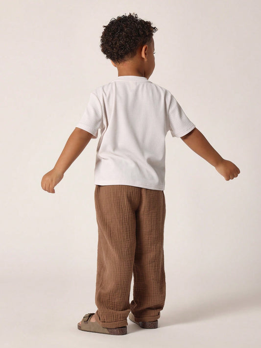 Young Boys Comfy Reg. Henley T Shrt Sets