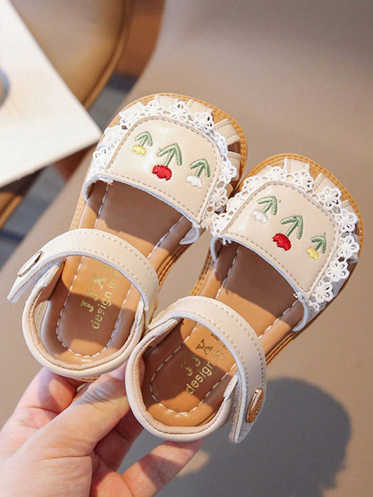 1 Pair Princess Style Girls Sandals