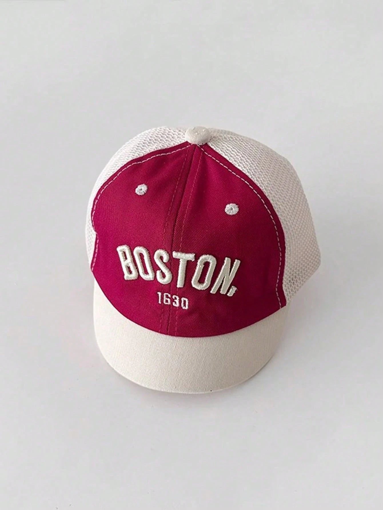 Fashionable And Versatile Infant Sun Protection Baseball Cap Red