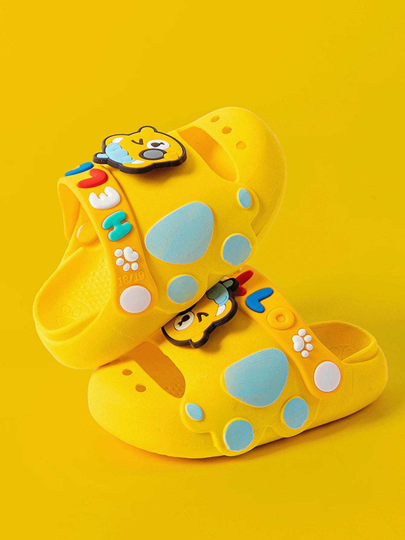 Toddler Soft Bottom Non-Slip Girls Sandals Yellow